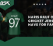 Haris Rauf Official Cricket Jersey | All stars kit