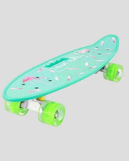 Sea Green Skate Board Fiber Light in Tire